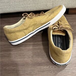 Sperry Tan Canvas Sneakers